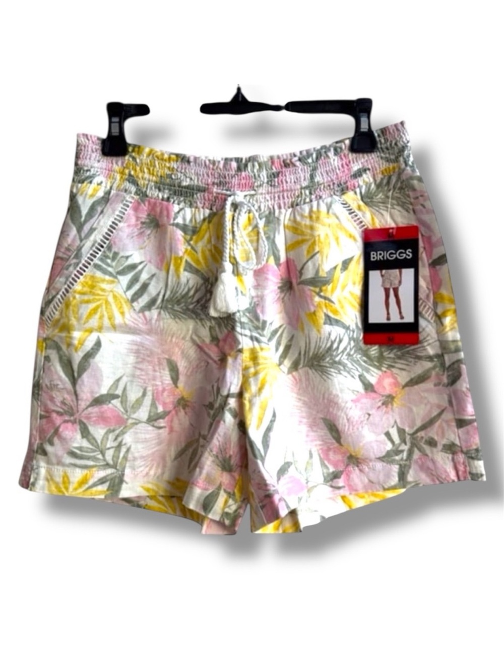 Briggs New York Women's Tropical Floral Shorts - Inseam 5”